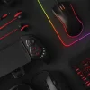 Monster Rogue LED Gaming Mousepad, 32”H x 12”W x 1”D, Black
