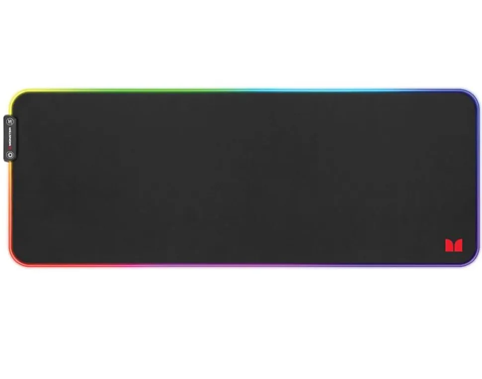 Monster Rogue LED Gaming Mousepad, 32”H x 12”W x 1”D, Black