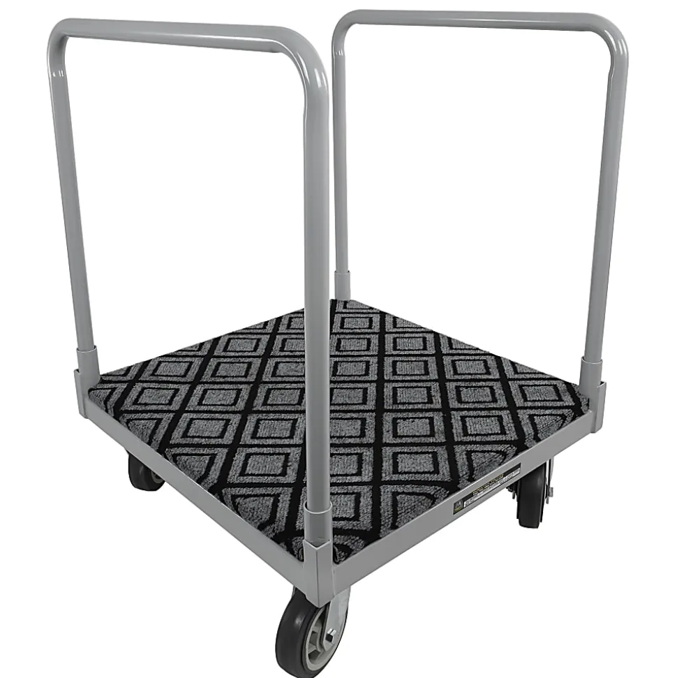 Monster Trucks® Steel 4-Wheel Heavy-Duty Cart, 1,600 Lb Capacity
