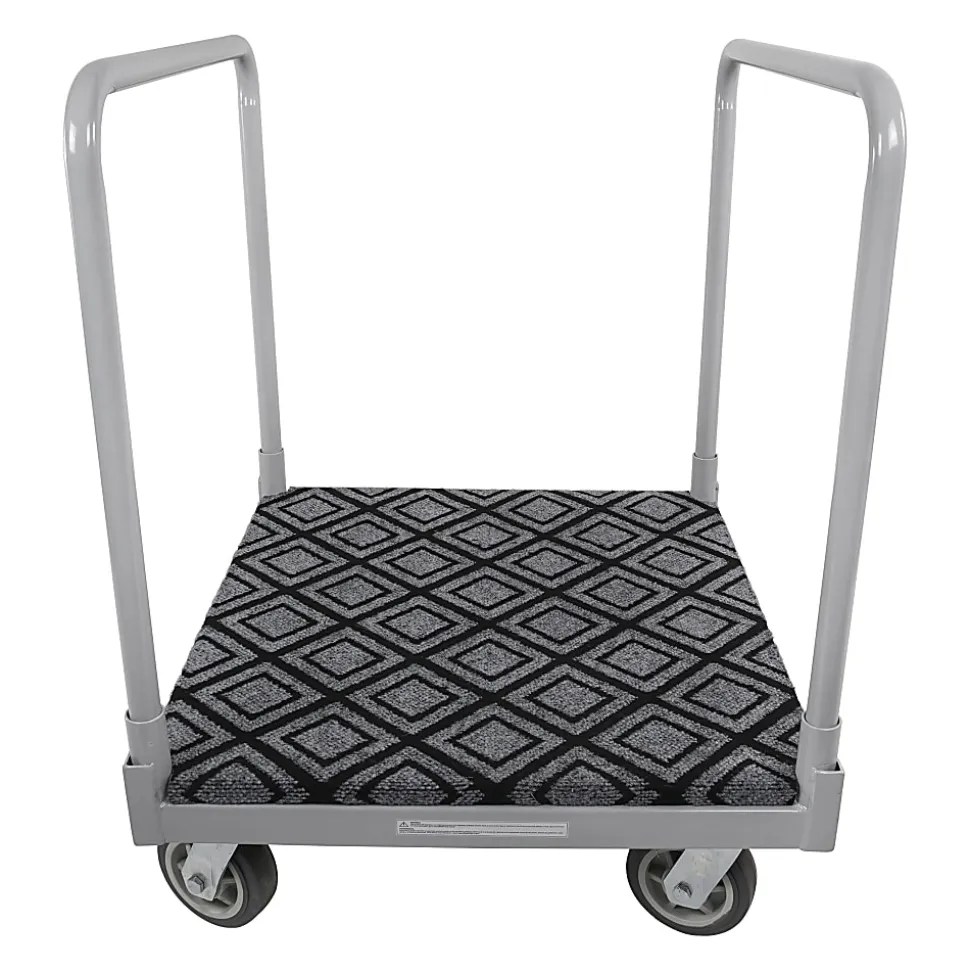 Monster Trucks® Steel 4-Wheel Heavy-Duty Cart, 1,600 Lb Capacity