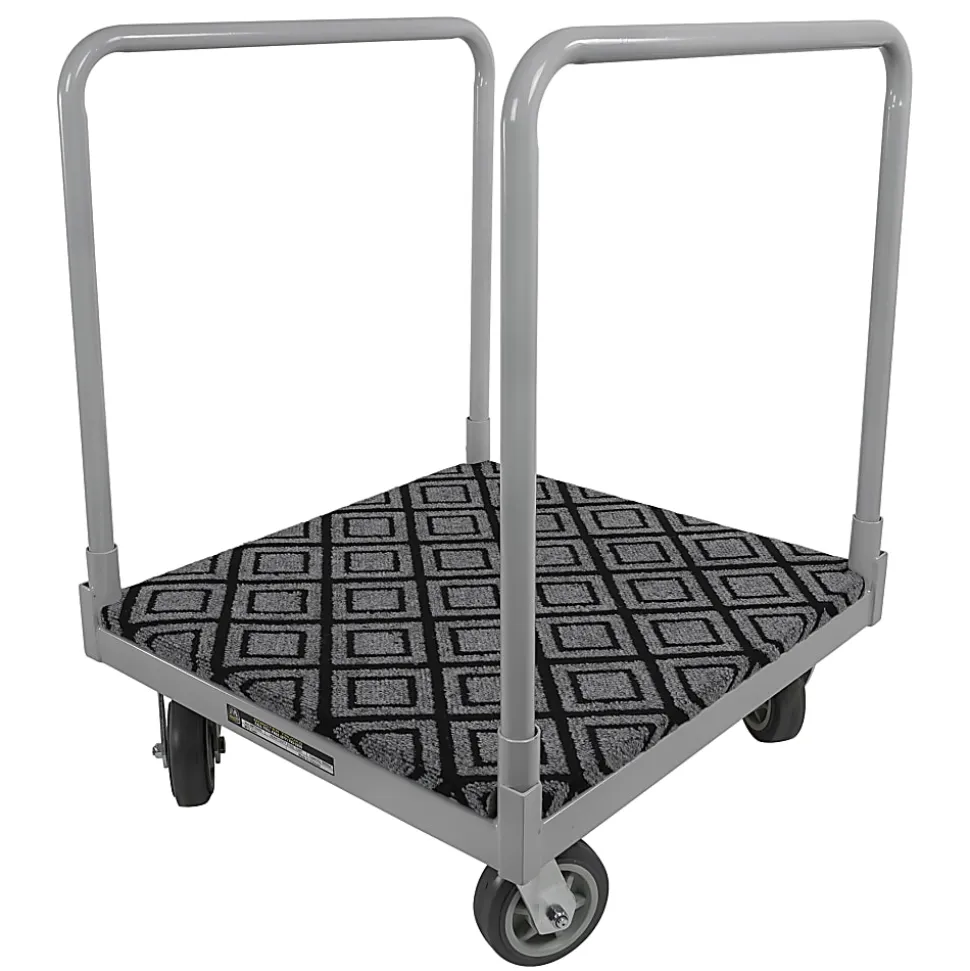 Monster Trucks® Steel 4-Wheel Heavy-Duty Cart, 1,600 Lb Capacity