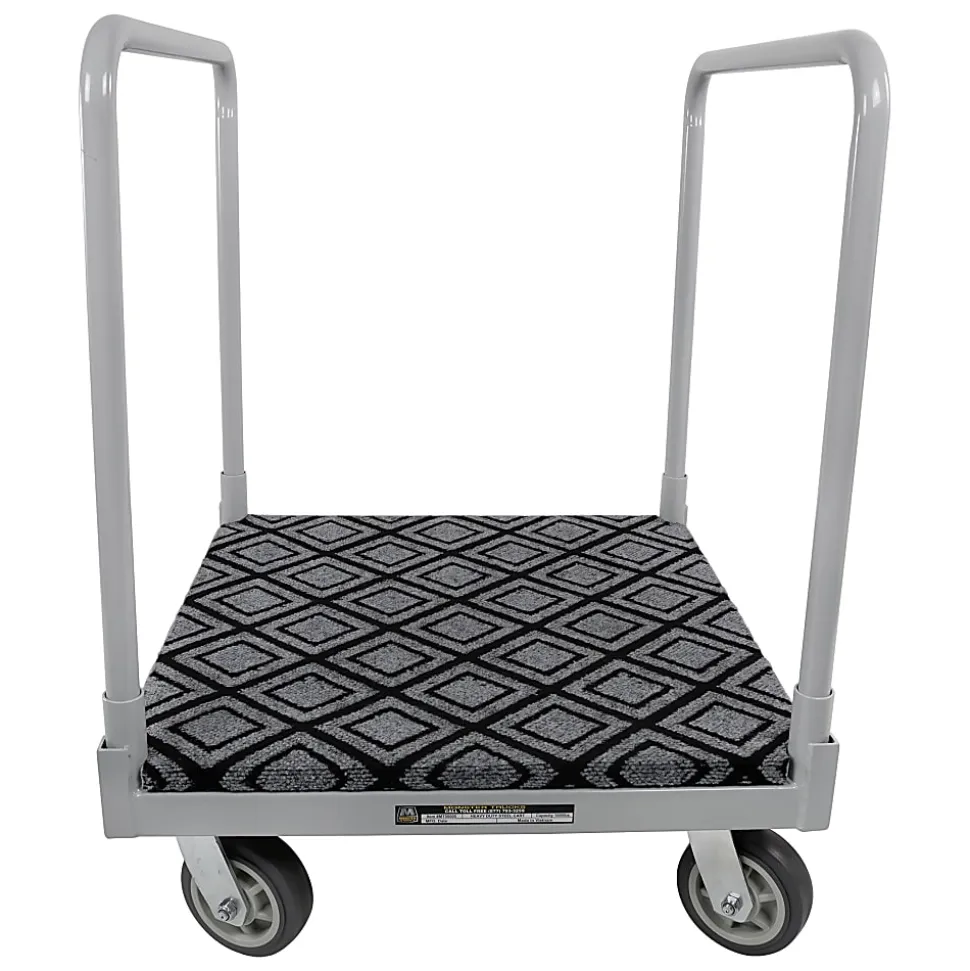 Monster Trucks® Steel 4-Wheel Heavy-Duty Cart, 1,600 Lb Capacity
