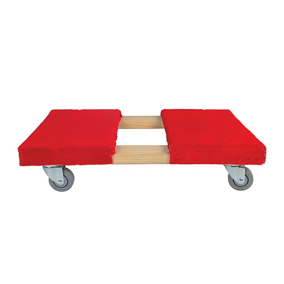 Monster Trucks Wood 4-Wheel Heavy-Duty Dolly, 1,000 Lb