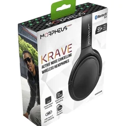 Morpheus 360 Krave ANC Wireless Noise Cancelling Headphones, Black