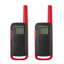 Motorola® TalkAbout® 2-Way Radios, T210, Black/Red, Pack Of 2 Radios