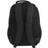 Mountain Edge Double Section Skate Strap Backpack, Black