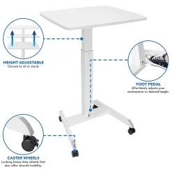 Mount-It! Adjustable Rolling 23