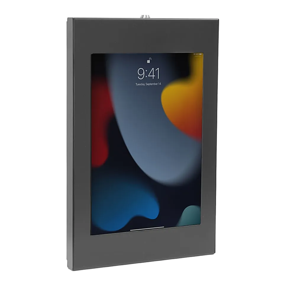 Mount-It! Anti-Theft Tablet Wall Mount For iPad, iPad Air & iPad Pro, 13.4”H x 9”W x 0.87”D, Black