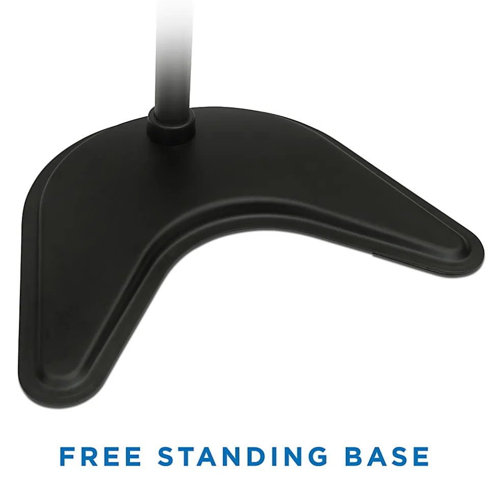 Mount-It! Dual Monitor Desk Stand, Black, MI-1781