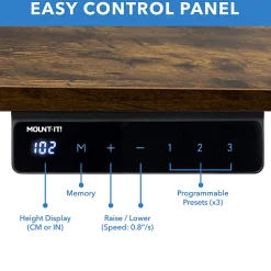 Mount-It! Electric Standing Desk With Adjustable Height And 55