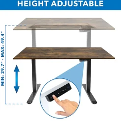 Mount-It! Electric Standing Desk With Adjustable Height And 55