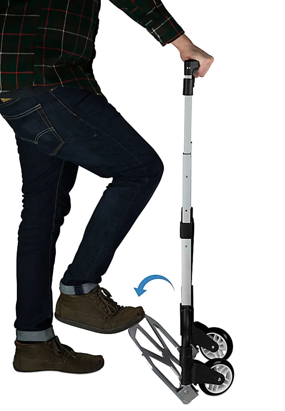 Mount-It! Folding Hand Truck And Dolly, 165 Lb Capacity