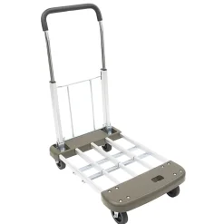 Mount-It! MI-950 Aluminum Heavy-Duty Folding Platform Hand Truck With Expandable Base, 35