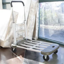 Mount-It! MI-950 Aluminum Heavy-Duty Folding Platform Hand Truck With Expandable Base, 35