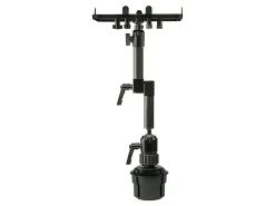 Mount-It! MI-7321 Carbon Fiber Cup Holder Tablet Mount, Black