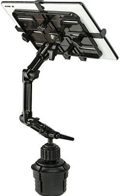 Mount-It! MI-7320 Car Cup Holder Mount For 7 - 11" Tablets, Black