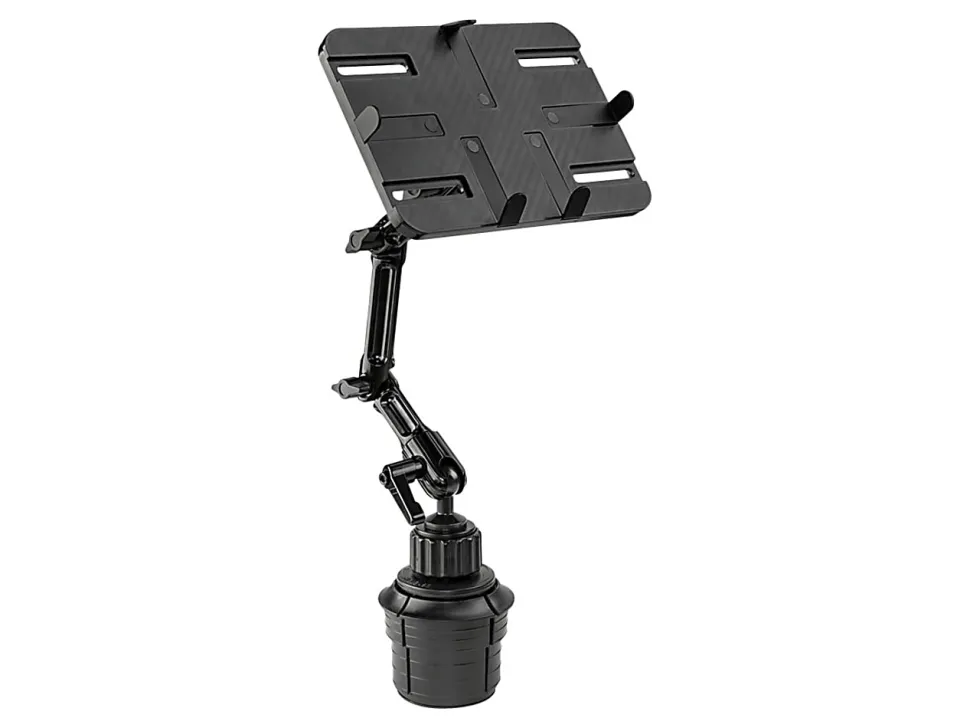 Mount-It! MI-7320 Car Cup Holder Mount For 7 - 11" Tablets, Black
