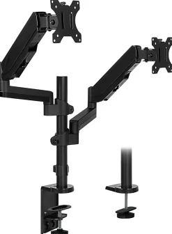 Mount-It! MI-4762 Dual-Monitor Arm Desk Mount, 17