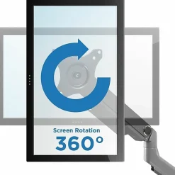 Mount-It! MI-2762 Dual-Monitor Arm Mount With USB Port, 16