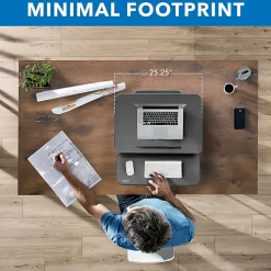 Mount-It! MI-7957 Height-Adjustable Standing Desk Riser, 5