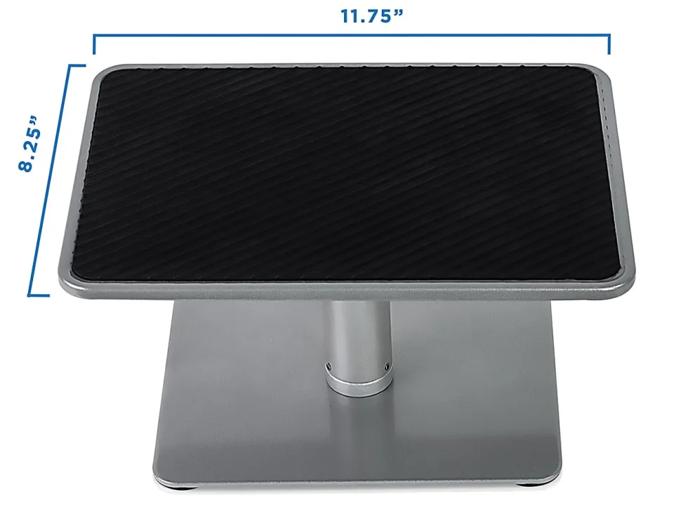 Mount-It! MI-7272, Height Adjustable Laptops (11"-15") & Monitor (24"-32") Stand, Silver