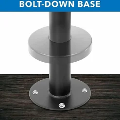Mount-It! MI-3796 Height-Adjustable POS Retail Monitor Mount, Black