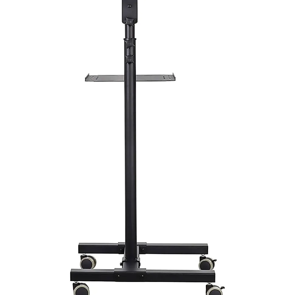 Mount-It! MI-7943 Mobile Projector Standing Desk, 33-1/2”H x 15-1/2”W x 4-1/2”D, Black