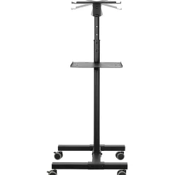 Mount-It! MI-7943 Mobile Projector Standing Desk, 33-1/2”H x 15-1/2”W x 4-1/2”D, Black