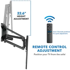 Mount-It! MI-386 Motorized Fireplace TV Wall Mount For Screens 30 To 70