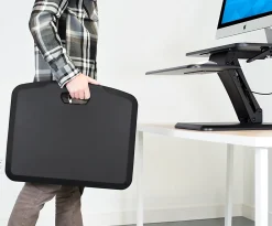 Mount-It! MI-STP109 Active Essentials Ergonomic 2-Piece Office Desk Riser Bundle