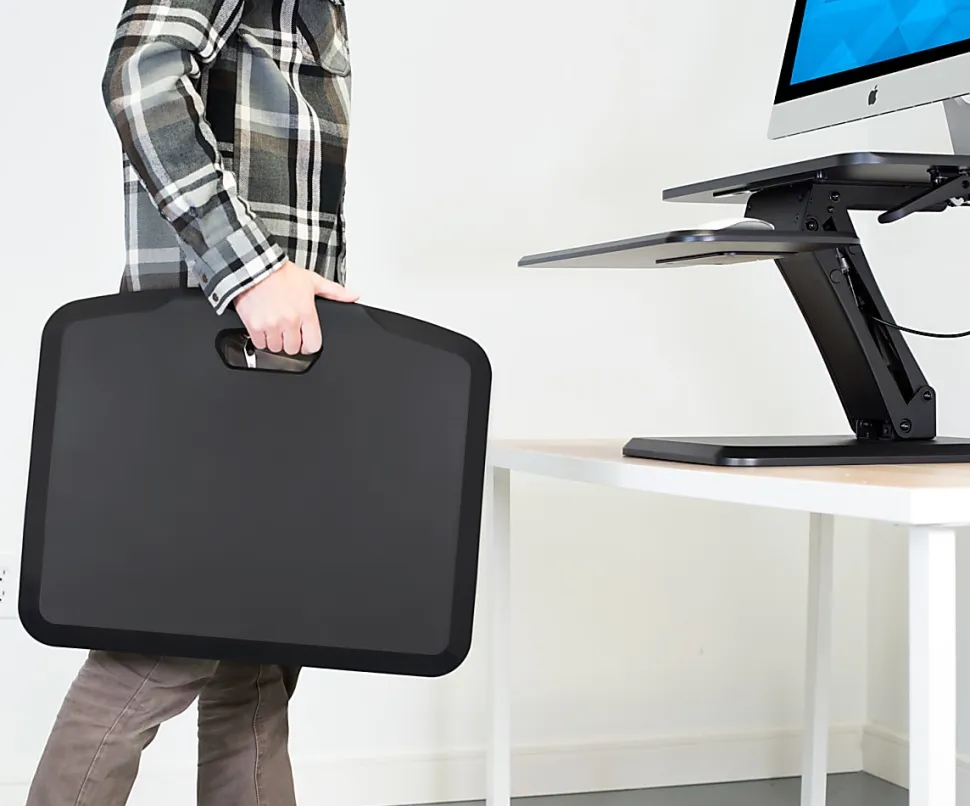 Mount-It! MI-STP109 Active Essentials Ergonomic 2-Piece Office Desk Riser Bundle