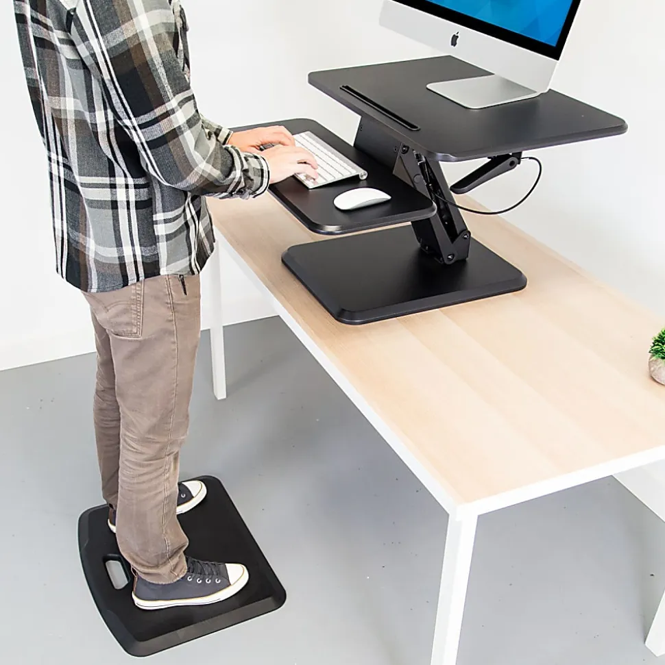 Mount-It! MI-STP109 Active Essentials Ergonomic 2-Piece Office Desk Riser Bundle