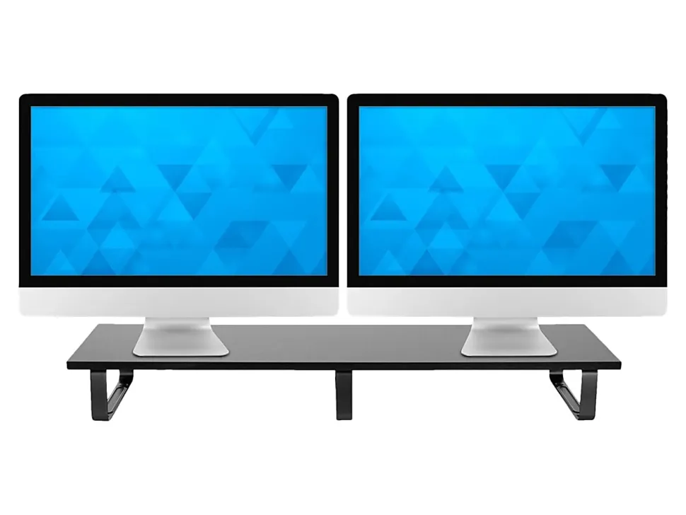 Mount-It! MI-7267 40"W Dual-Monitor Desk Riser, Black