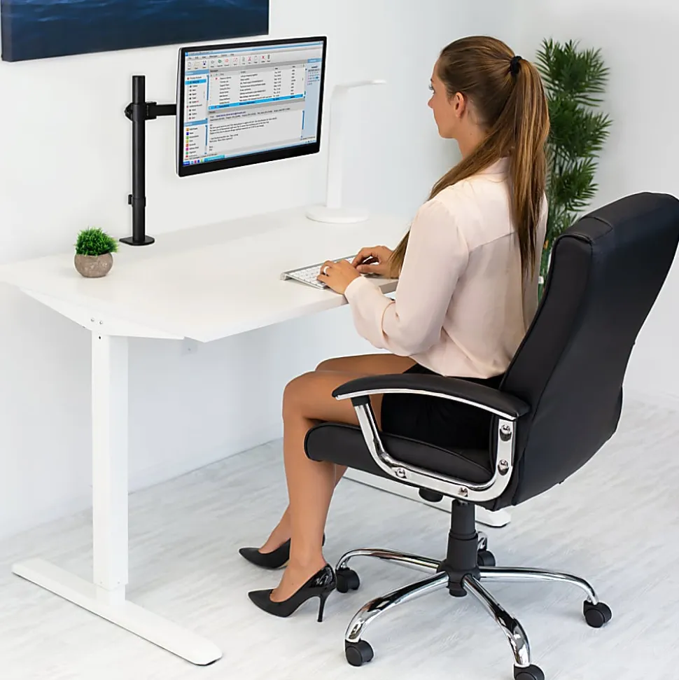 Mount-It! Monitor Arm Desk Mount, Black, MI-2751