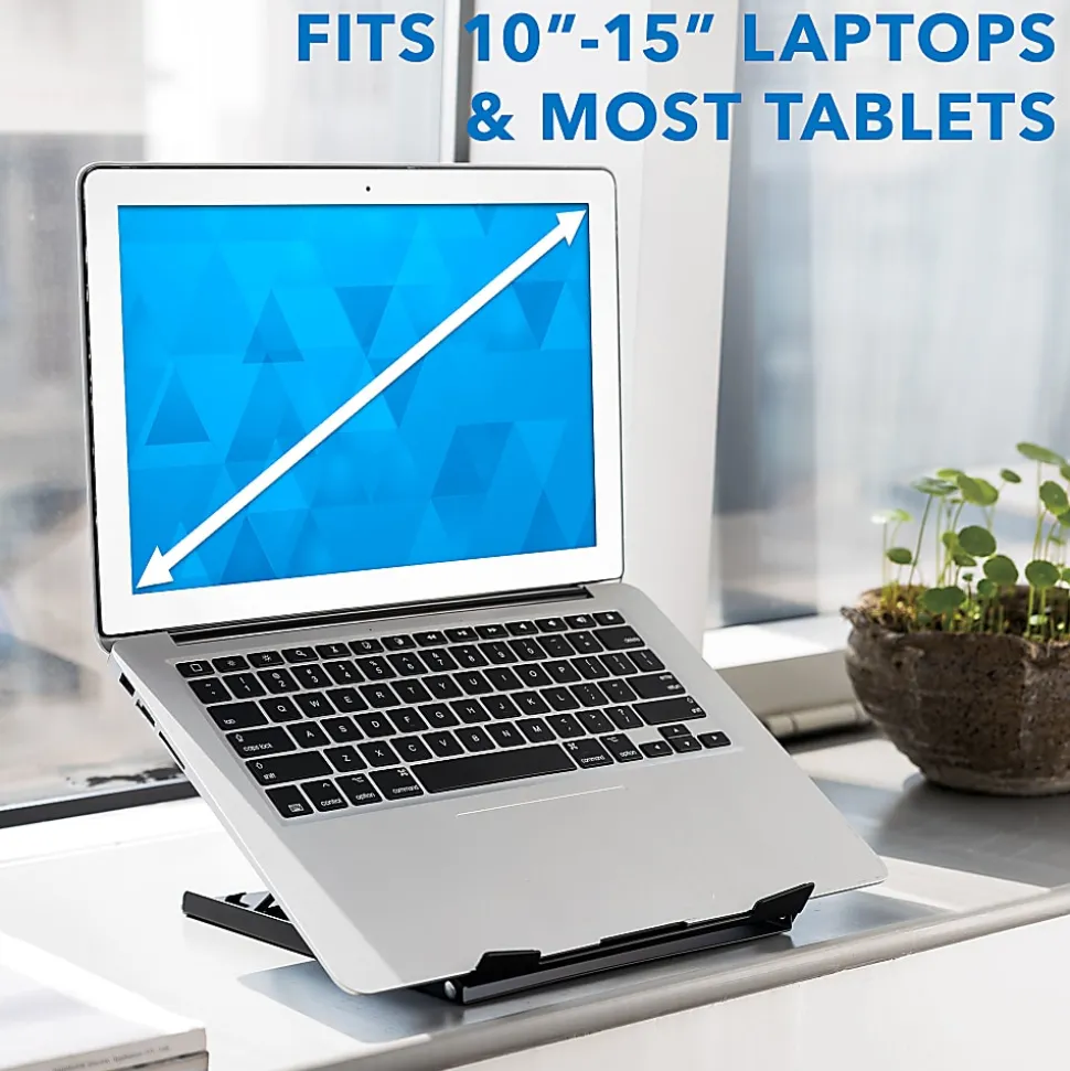 Mount-It! Portable Folding Stand for Laptops Up To 15", MI-7270