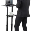 Mount-It! Portable Presentation Lectern, 48.75”H x 25.5”W x 17”D, Black