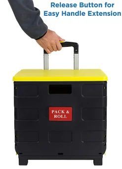 Mount-It! Rolling Utility Cart, 55 Lb Capacity