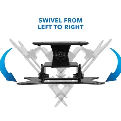 Mount-It! Single Stud Tilt And Swivel TV Wall Mount For Screens Up To 32