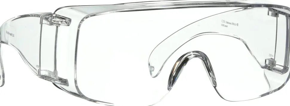 3M Over-the-Glass Eyewear Anti-Scratch, 1 Pack of Safety Glasses, Clear, Clear Lens