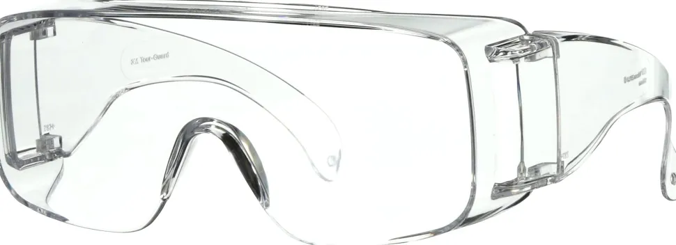 3M Over-the-Glass Eyewear Anti-Scratch, 1 Pack of Safety Glasses, Clear, Clear Lens