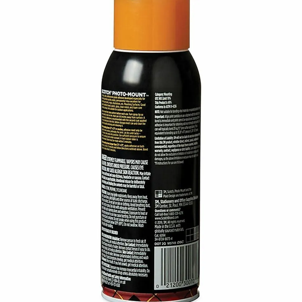 3M™ Photo Mount Adhesive Spray, 10.25 Oz.