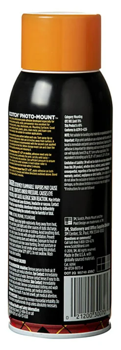 3M™ Photo Mount Adhesive Spray, 10.25 Oz.