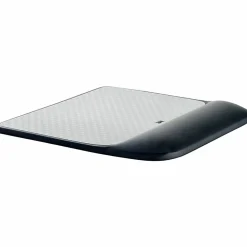 3M™ Precise™ Mouse Pad With Gel Wrist Rest, Gray/Black
