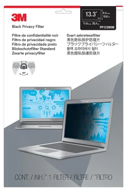 3M Privacy Filter for Laptops with 3M™ COMPLY™ Magnetic Flip Attach, 13.3