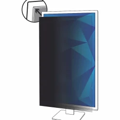 3M Privacy Filter for Monitors, 21.5" Full Screen, 16:9 Aspect Ratio, Reduces Blue Light, Anti-Glare