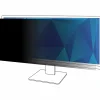 3M Privacy Filter for Monitors, 34" Full Screen, 21:9 Aspect Ratio, Redcues Blue Light, Anti-Glare, PF340W2B