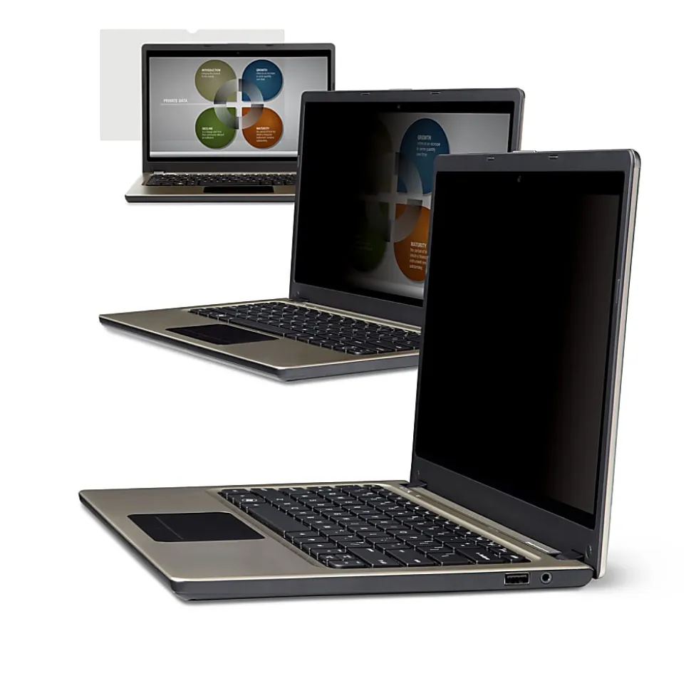 3M™ Privacy Filter Screen for Laptops, 13.3" Widescreen (16:10), PF133W1B