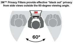 3M™ Privacy Filter Screen for Laptops, 13.3