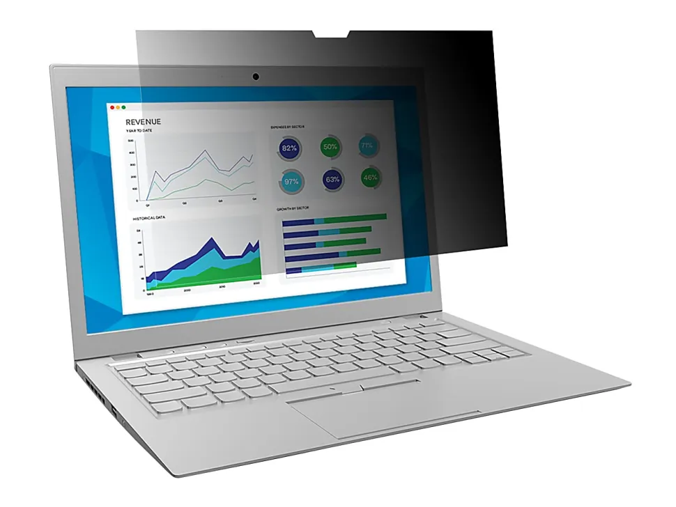 3M™ Privacy Filter Screen for Laptops, 13.3" Widescreen (16:10), PF133W1B