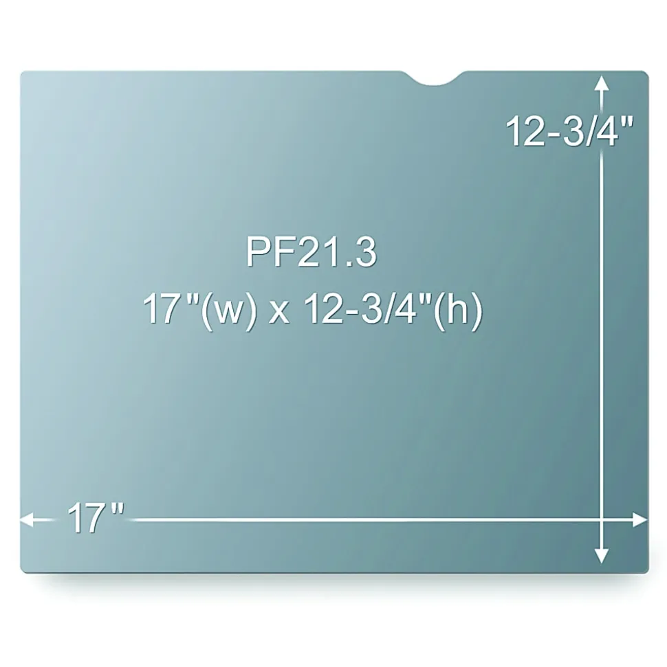 3M Privacy Filter Screen for Monitors, 21.3" Full Screen, 4:3 Aspect Ratio, Reduces Blue Light, Anti-Glare